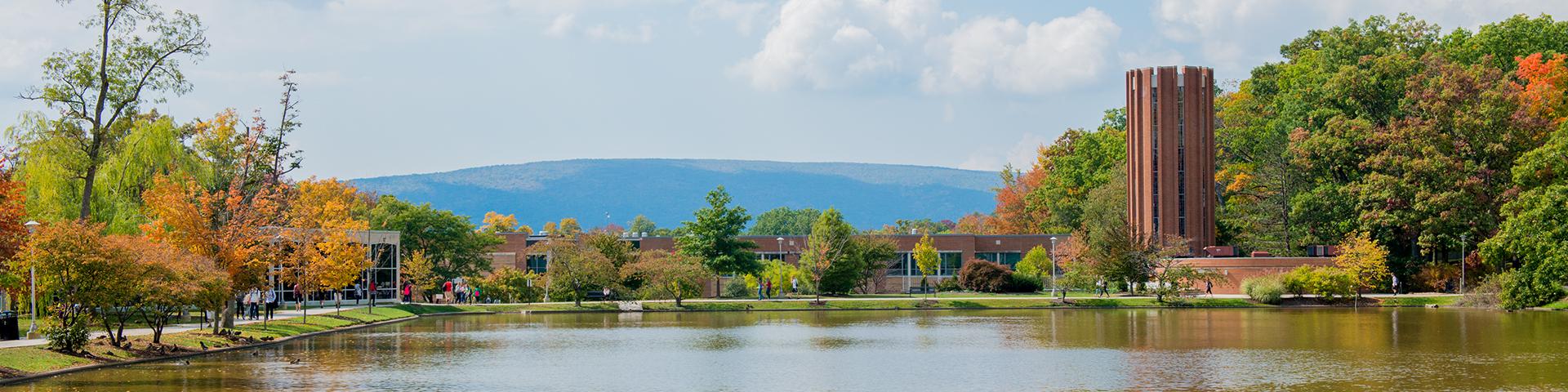 Eve Chapel overlooking the Reflecting Pond